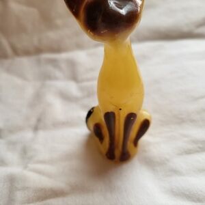 Vintage Siamese Wax Candle Cat Figurine